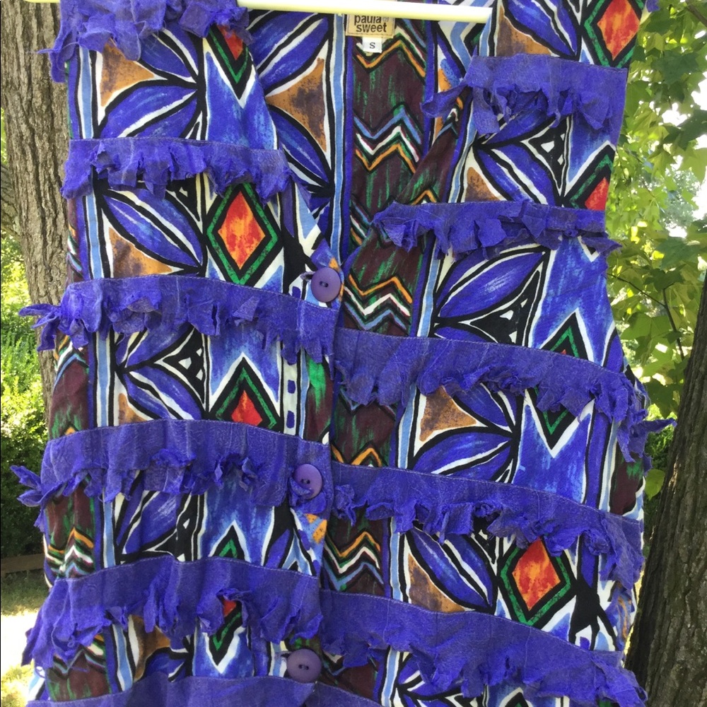 Paula Sweet fringe vest